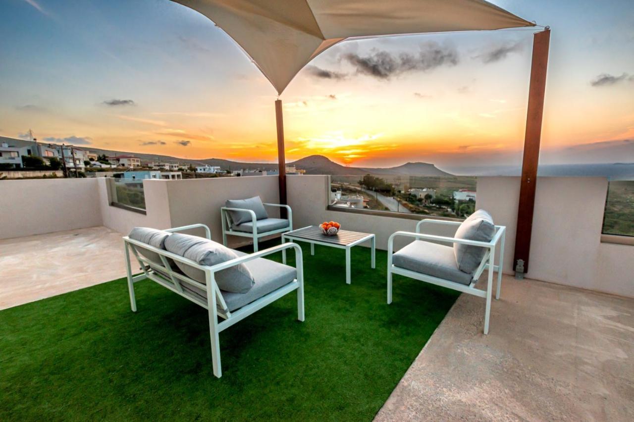 3 Bedroom Villa With Stunning Sea View & Private Parking Elia (Crete) Exterior foto